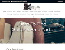 Tablet Screenshot of guitarandampparts.com